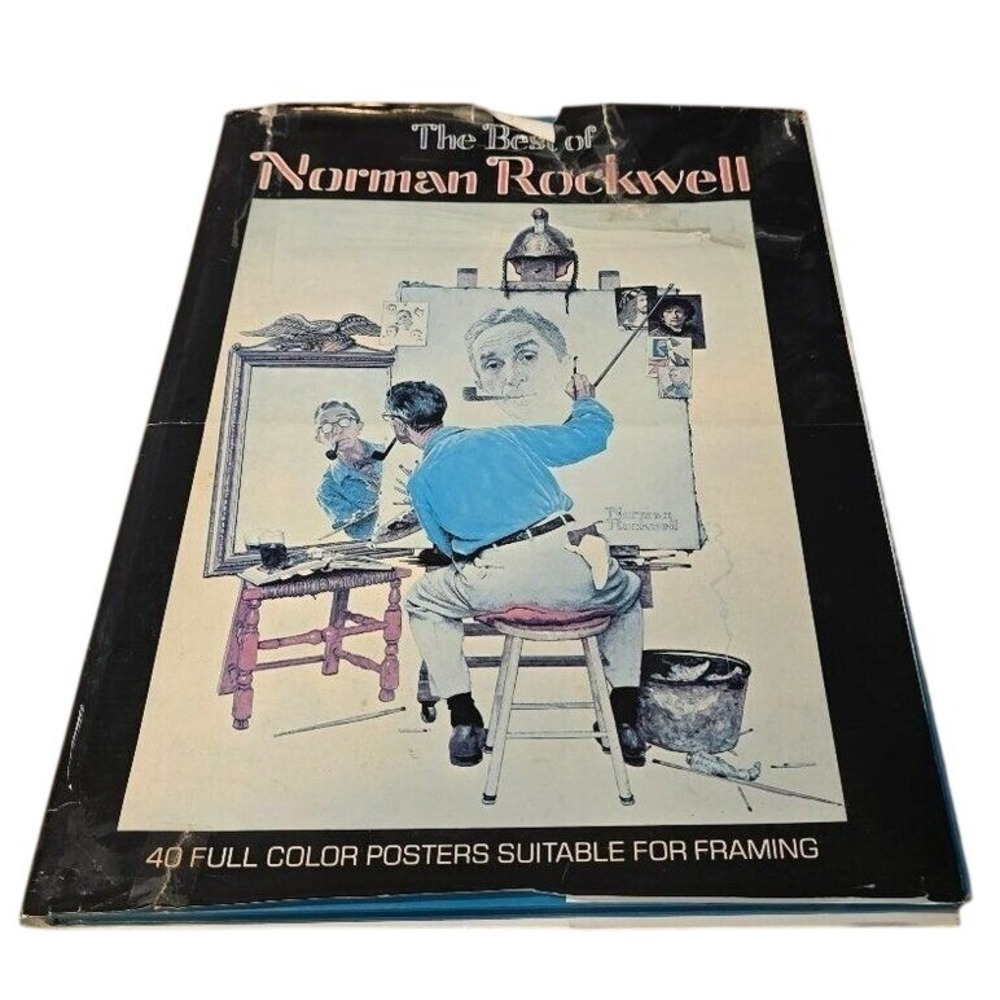 The Best of NORMAN ROCKWELL 40 Full Color Posters SATURDAY EVENING POST 15"x11"